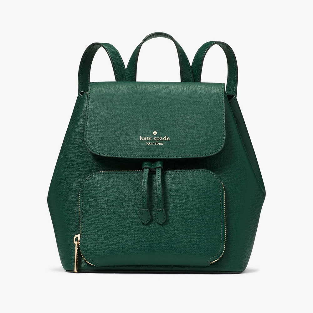 Kate Spade Kristi Medium Flap Backpack (green)